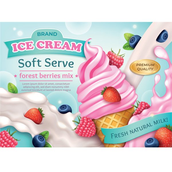 All Berrys Ice-Cream Lebensmittelaromen Mix