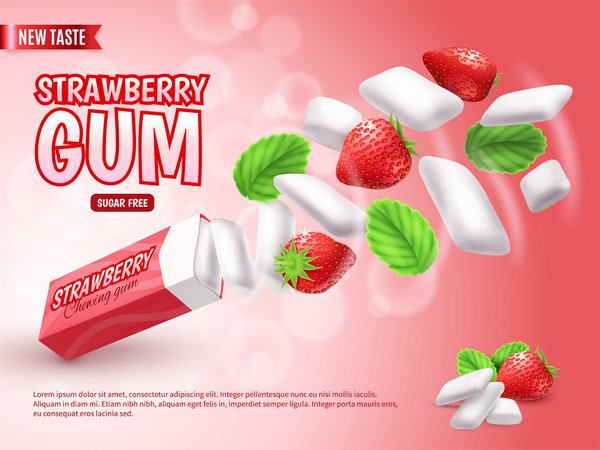 Strawberry Gum ✓ Lebensmittelaroma