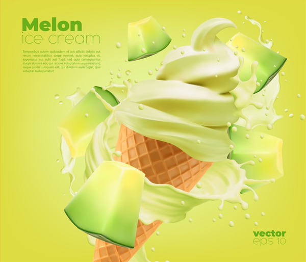 Melon Eis-Cream ✓ Lebensmittelaroma